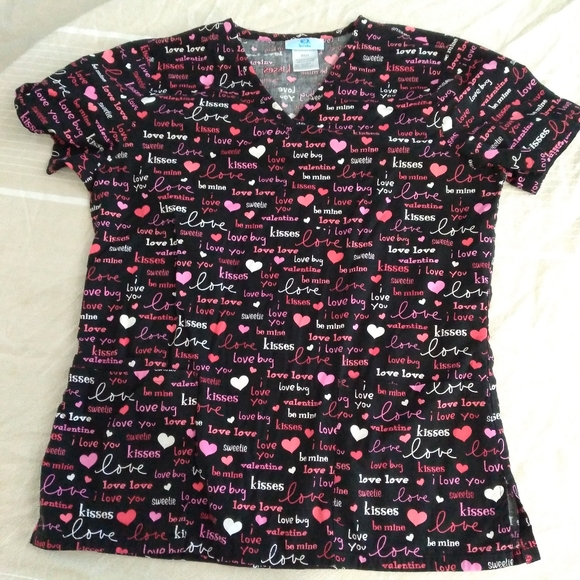 SB Scrubs Tops - SB SCRUBS Nursing Nurse's Scrubs Scrub Top S